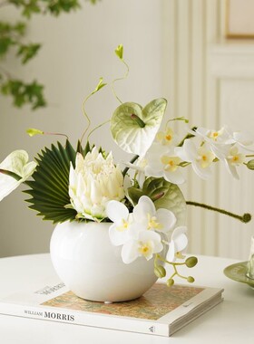 高端轻奢天堂鸟仿真花艺