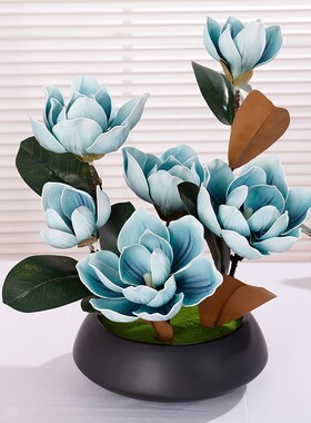 中式高档玉兰花仿真花客