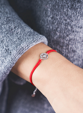 thisness情侣专辑纯银编织红绳