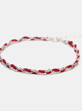 THISNESS纯银编织法式手链