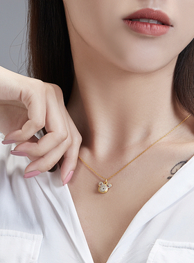 thisness生肖鼠纯银新年礼物项链