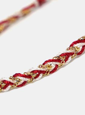 thisness圣诞特辑纯银镀金手链