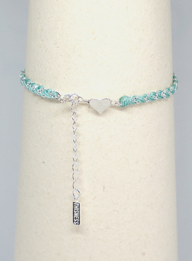 THIENESS纯银小众编织手链