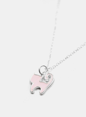 THISNESS纯银猫咪项链