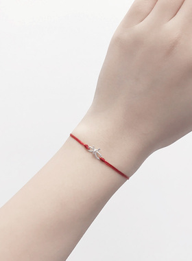 thisness红绳特辑纯银立体蝴蝶结