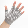 Yoga gloves non-slip cotton women's fingerless warm fitness gloves