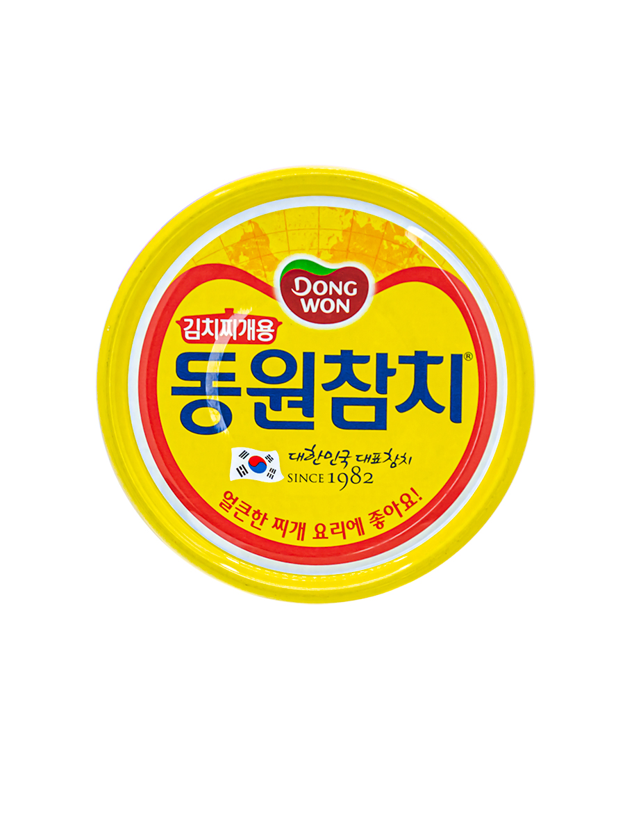 韩国DONGWON/东远泡菜汤用金枪鱼罐头100g - 图0