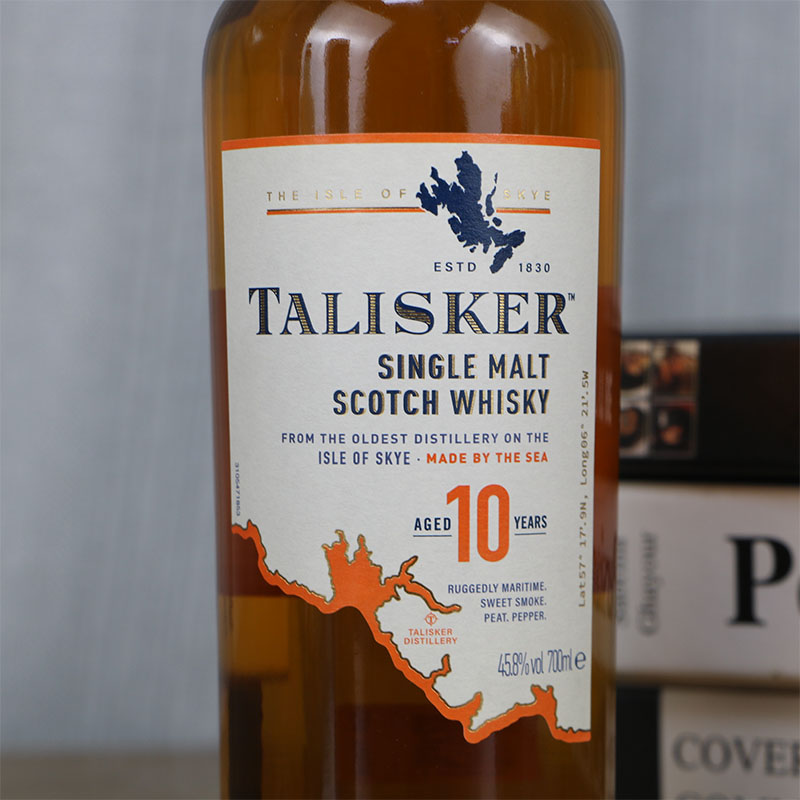 洋酒 Talisker Aged泰斯卡10年单一麦芽纯麦威士忌700ml正品-图0