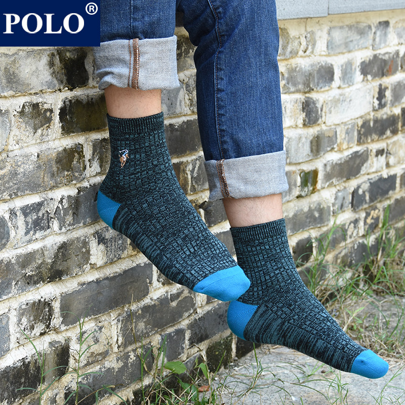 polo男士秋冬厚款休闲日系中筒袜 品伦内衣短袜/打底袜/丝袜/美腿袜