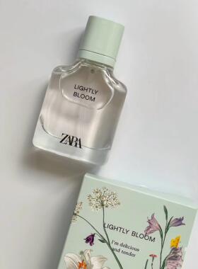 zara香水飒拉秘密花园女士香水轻柔绽放夜幕降临轻柔奶香分装试香