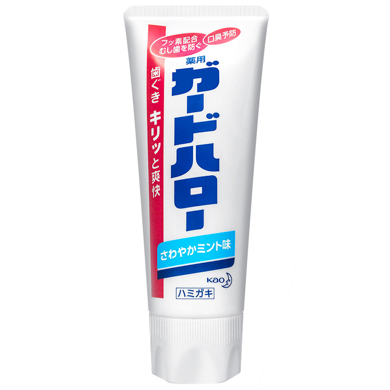 花王大白牙膏日本原装进口165g酵素薄荷狮王含氟女士专用亮白牙齿