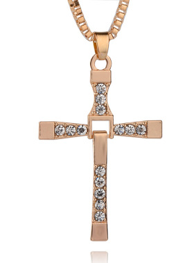 时尚项链金属锁骨链男女