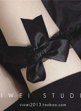 原创设计LOLITA甜美腿环洛丽塔