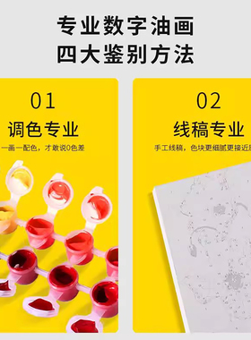 数字油画名画莫奈睡莲手工制作画画填色diy治愈油彩画丙烯画手绘