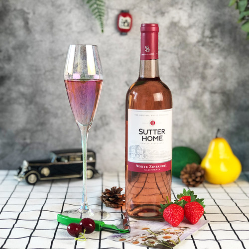 美国 舒特家族 白仙粉黛桃红葡萄酒 Sutter Home White Zinfandel - 图0