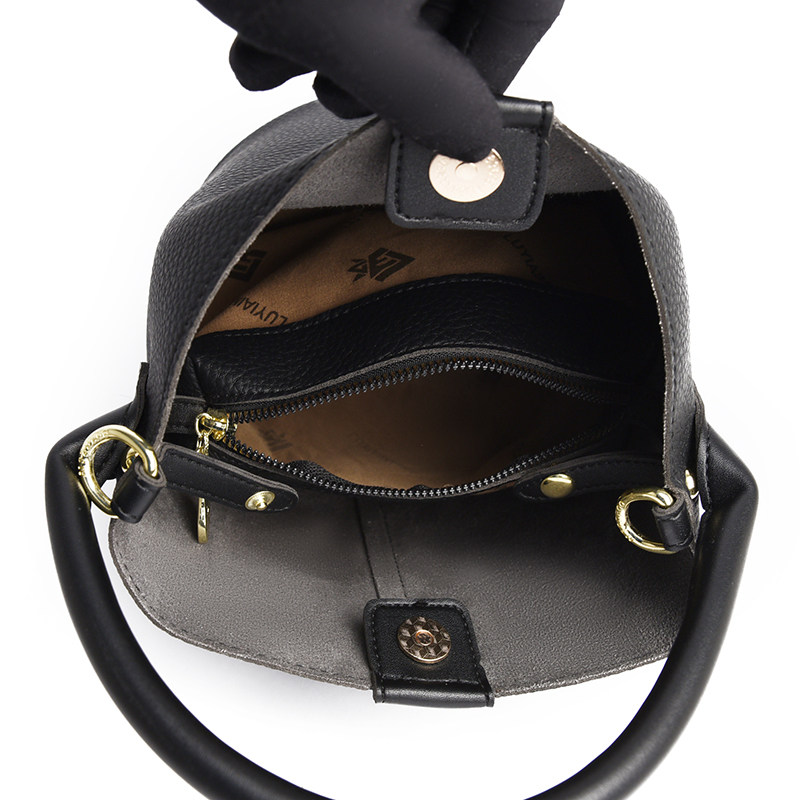 真皮包包女2025新款时尚百搭水桶包牛皮单肩包斜挎包手提包妈妈包,淘宝优惠券,粉丝福利购,淘宝优惠卷