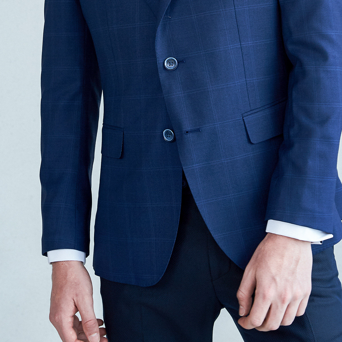 iwode澳洲进口黑山羊纯羊毛n面料 iwode服饰西服