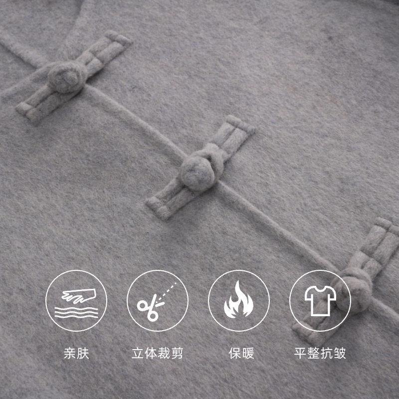 双面呢大衣女毛呢气质小个子气质韩版春秋冬新款百搭外套短款休闲,淘宝优惠券,粉丝福利购,淘宝优惠卷