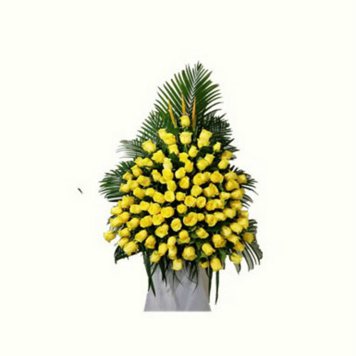 丧事白事鲜花圈祭奠葬礼花篮上海西宝兴路龙华宝山浦东殡仪馆配送 - 图3