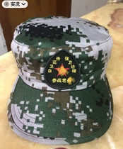 Battle veterans embroidered (war veteran) hat emblems camouflages