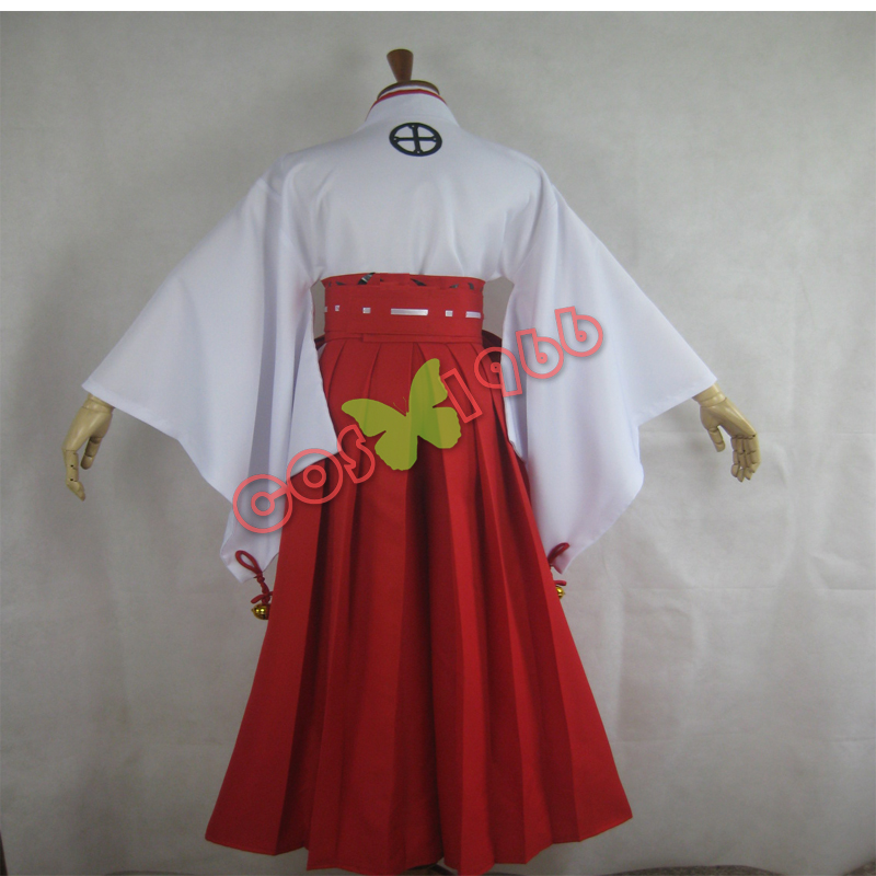 定制blood C 更衣小夜巫女服cos服小夜动漫服装 依估姬cos 淘优券