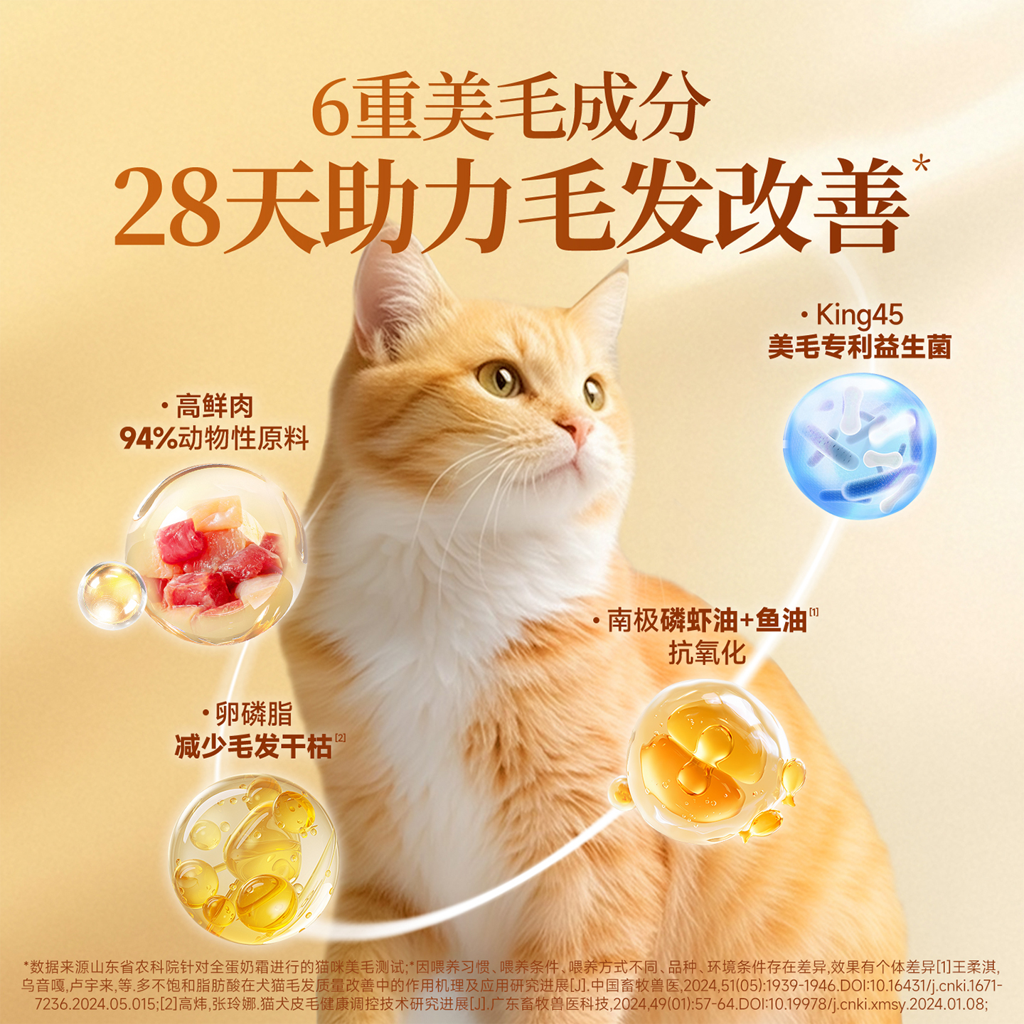 宽福猫粮低温烘焙鲜肉粮全蛋奶霜Pro成幼猫蛋黄鸡肉美毛营养增肥 - 图1