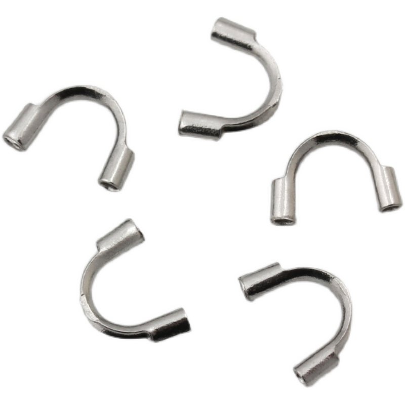 不褪色钛钢不锈钢U形扣马蹄扣藏线管护线器diy制作手链项链配件,淘宝优惠券,粉丝福利购,淘宝优惠卷