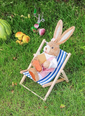 复活节兔子装饰摆件户外花园摆件