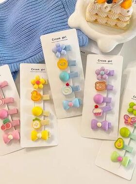 宝宝发夹软萌可爱不伤发