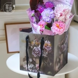 Ретро льняная сумка на день Святого Валентина, упаковка, цветочный магазин, популярно в интернете, букет