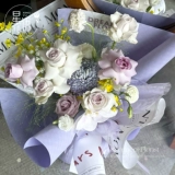 Упаковка, атмосферный постер, новая коллекция, букет