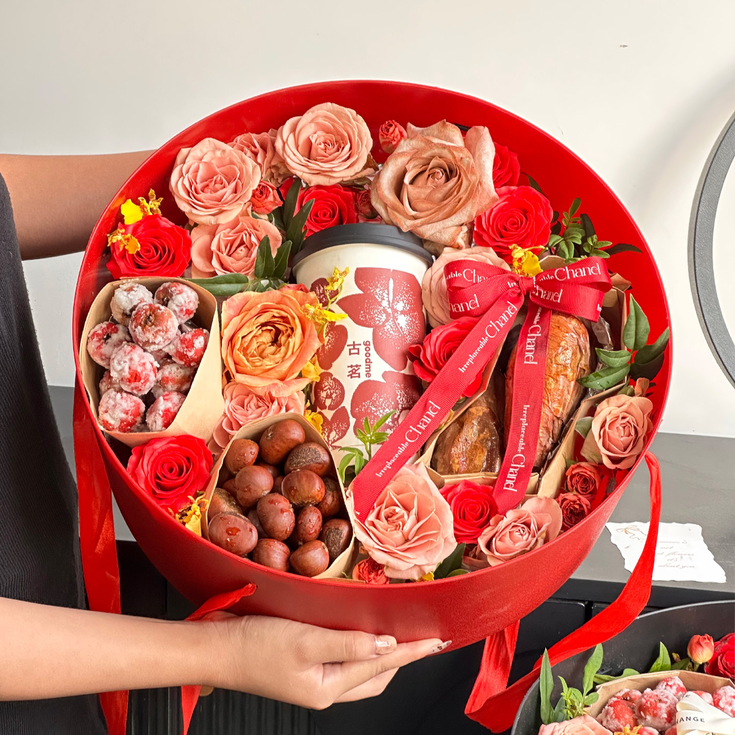 水果鲜花礼盒空盒花盒透明开窗包装盒DIY礼品礼物网红花盒插花盒,淘宝优惠券,粉丝福利购,淘宝优惠卷