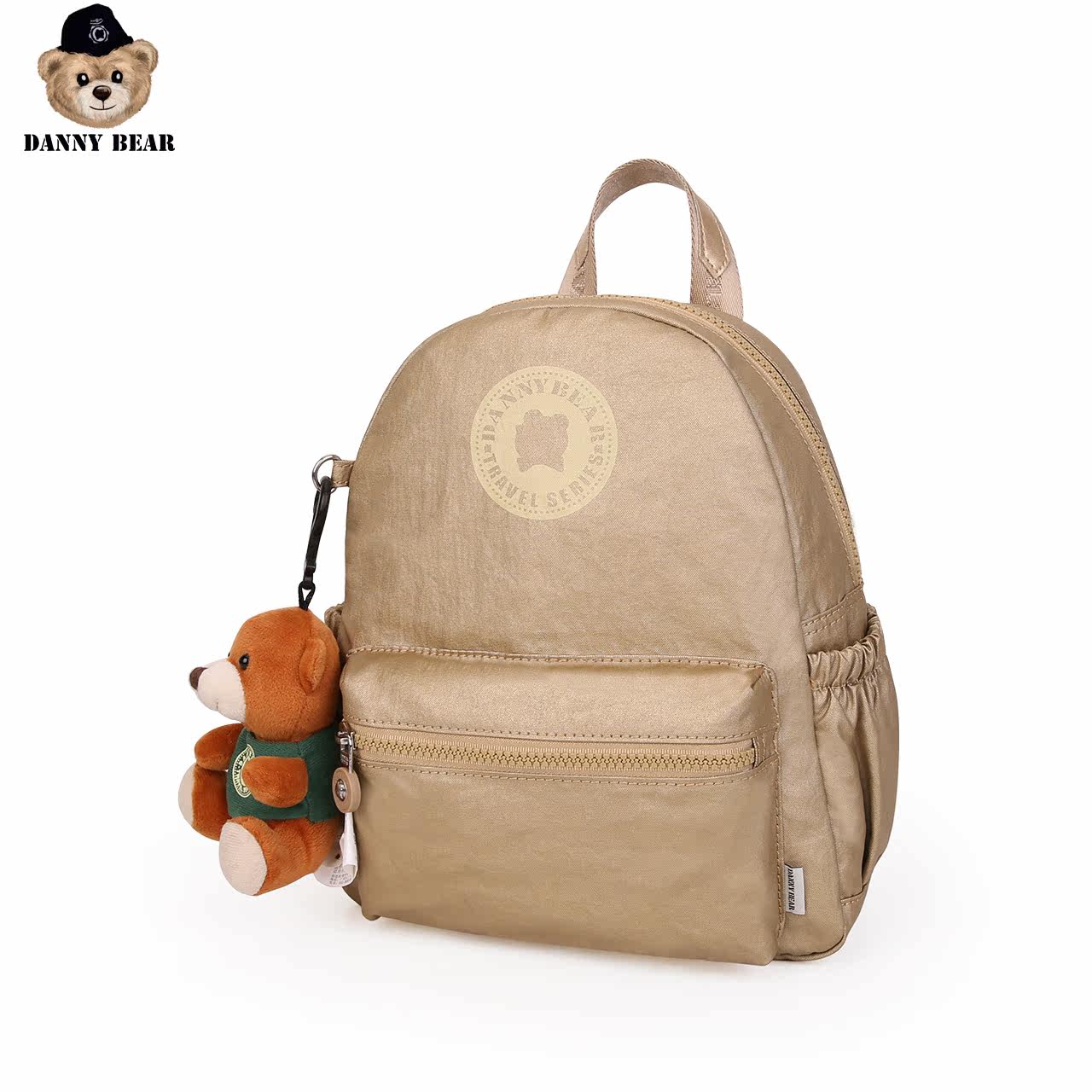 dannybear丹尼熊纯色布背包双肩包 dannybear酷玛仕双肩背包