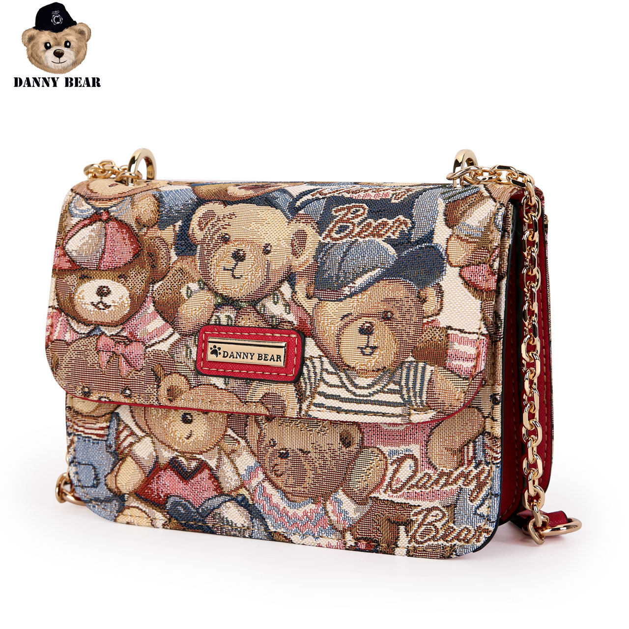 丹尼熊韩版甜美可爱小熊的链条小包 dannybear酷玛仕女士包袋