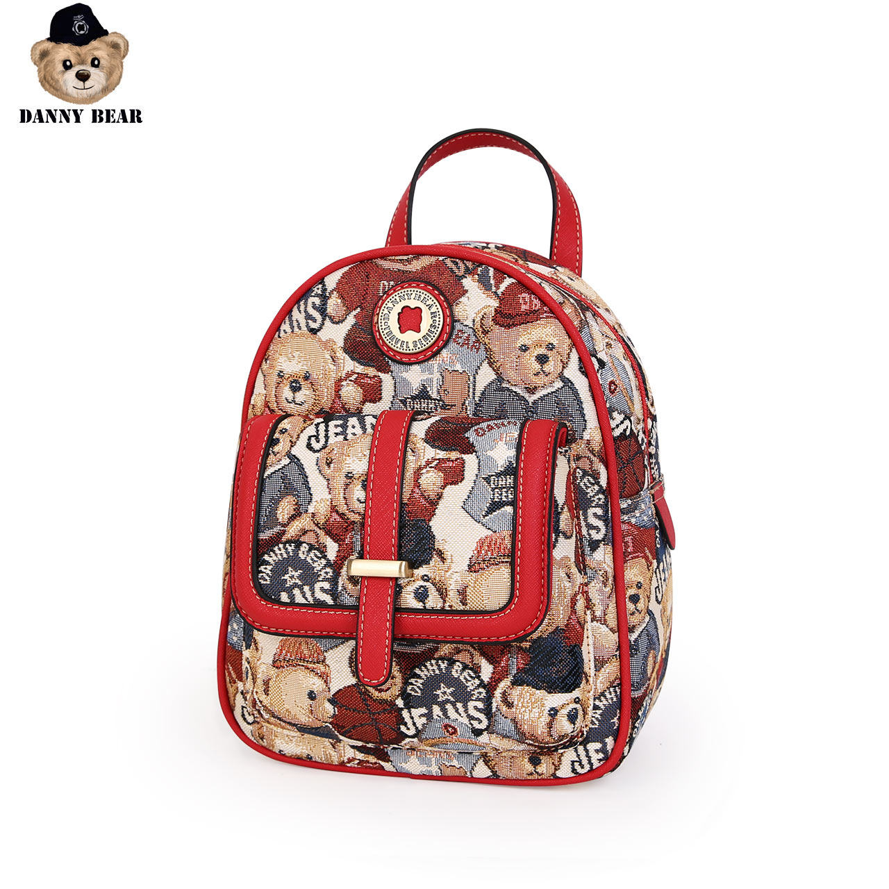 丹尼熊俱乐部熊新品mini休闲双肩包 dannybear酷玛仕双肩背包