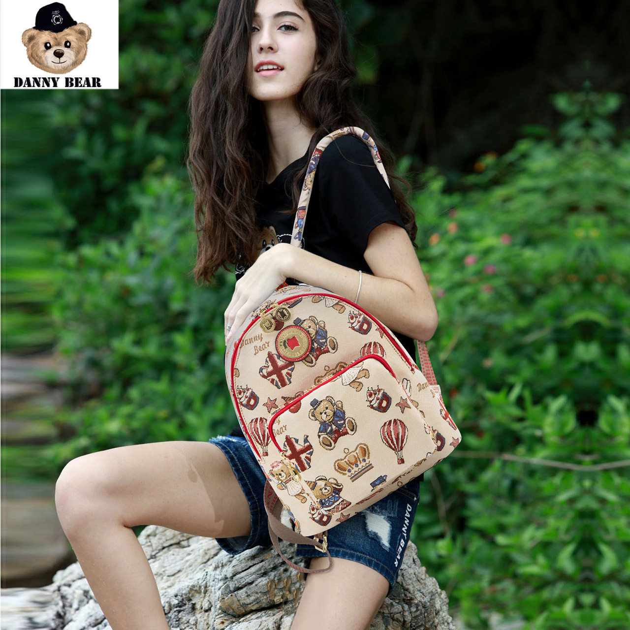 danny bear dmb9915066-201双肩包 dannybear酷玛仕双肩背包