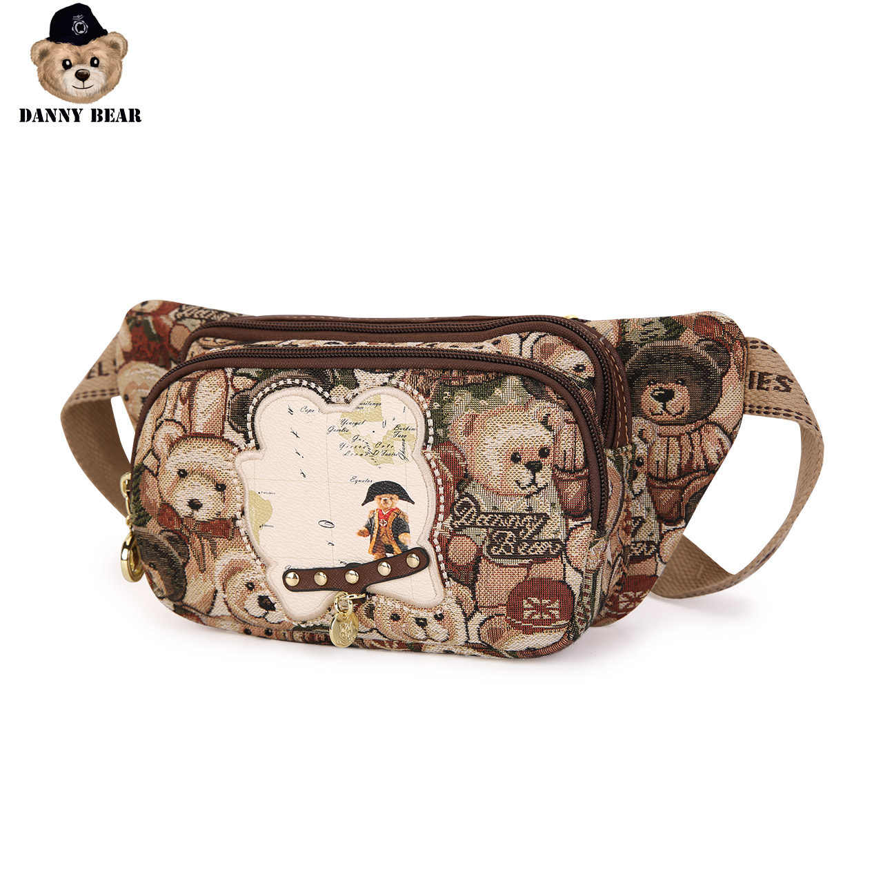 丹尼熊户外运动dtb9915065腰包 dannybear酷玛仕女士包袋
