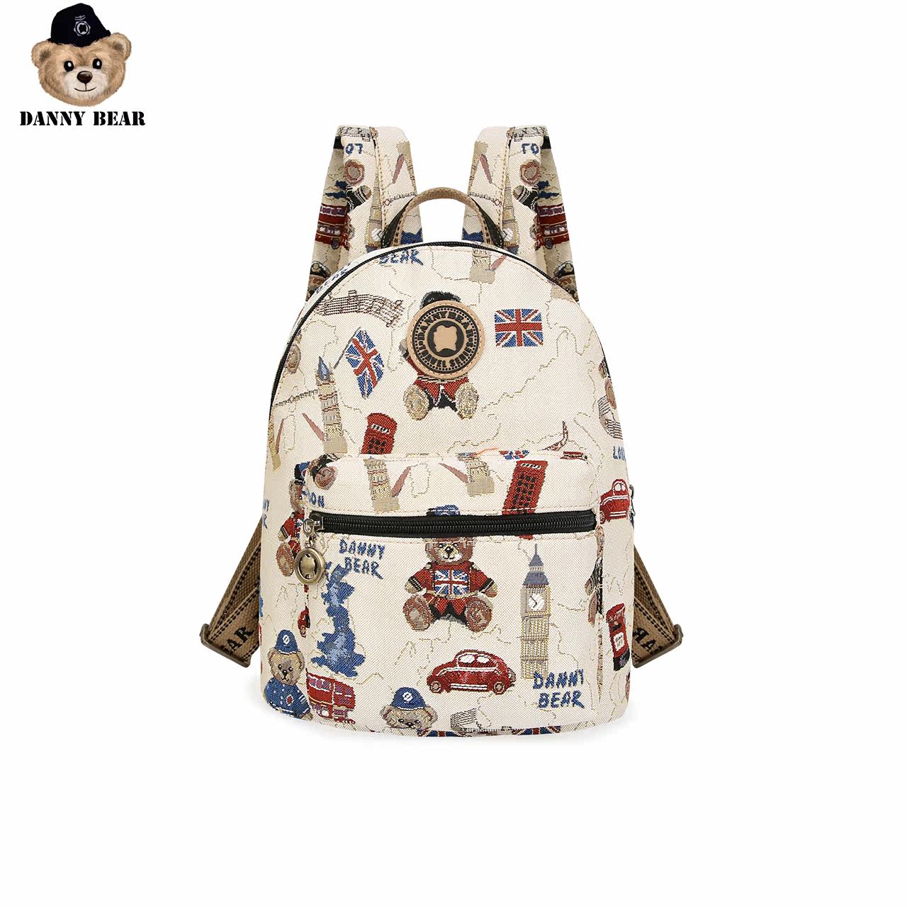 danny bear双肩包新款休闲 dannybear酷玛仕双肩背包