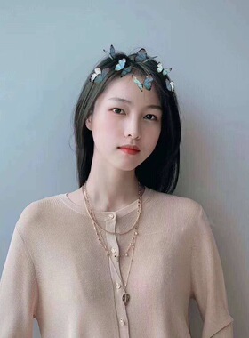 季阿玛施新颖女百搭项链时尚镶钻