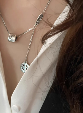 笑脸转运项链女ins2025年新款
