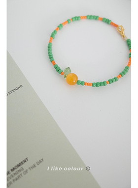 小橘子设计款手链手镯ins风