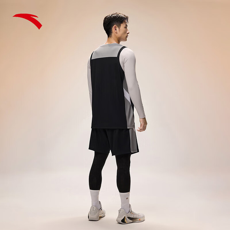 安踏篮球服套装男团购新款健身速干印号比赛训练队服运动篮球衣男