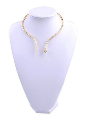 欧美夸张项链潮人简约女金色小