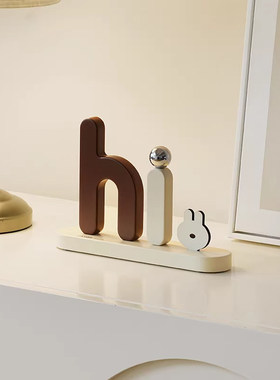 玄关装饰摆件奶油风家居入户电视柜装饰品前台摆件开业礼物新居