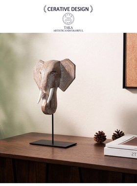 诧寂风禅意客厅桌面玄关装饰摆件