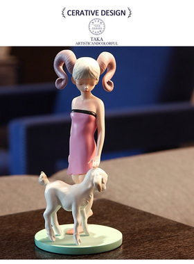 灵魂兽艺术家陶瓷手办摆件送女友