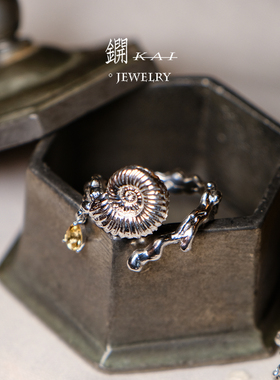 原创设计S925纯银小众戒指