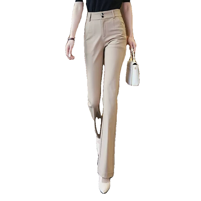 ໂສ້ງຂາສັ້ນ bootcut ຂອງແມ່ຍິງ, ໂສ້ງຂາຍາວລະດູໃບໄມ້ປົ່ງແລະລະດູຮ້ອນທີ່ຫຼາກຫຼາຍ