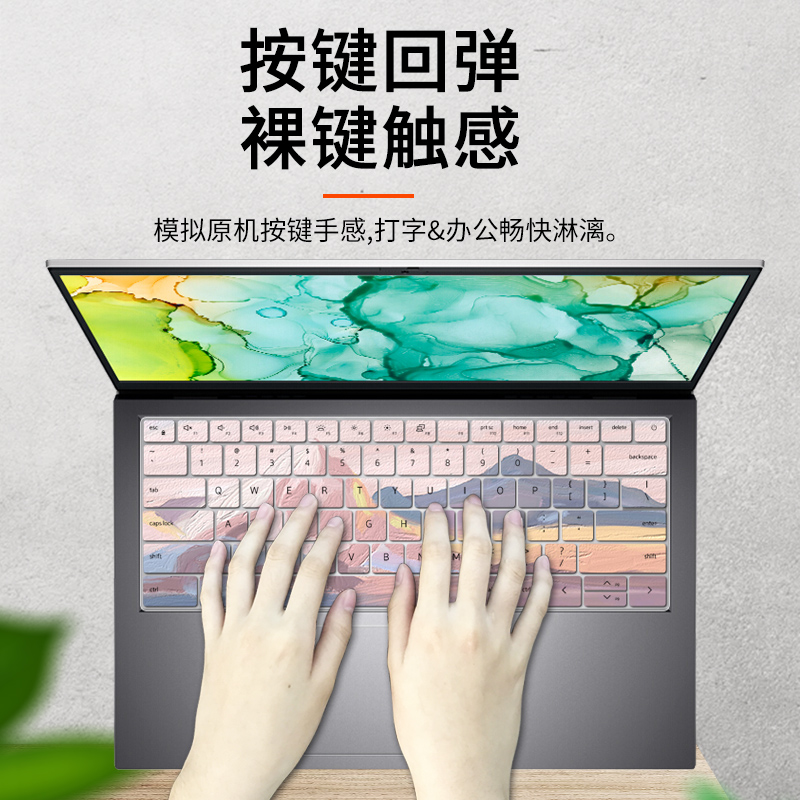 适用戴尔DELL E3420 商用办公轻薄本14英寸手提电脑I7键盘保护膜 - 图0