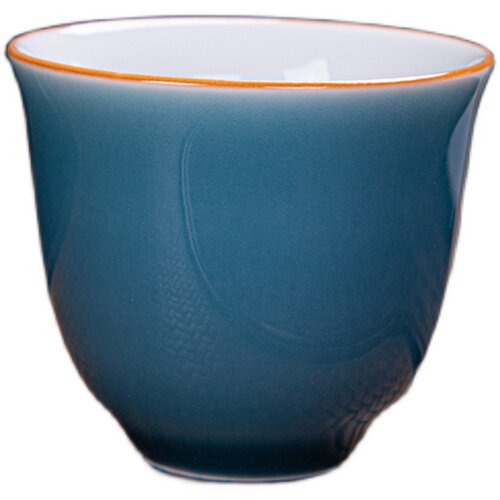 影青瓷茶杯陶瓷品茗杯主人杯功夫茶具单杯简约家用茶碗茶盏泡茶杯 - 图3